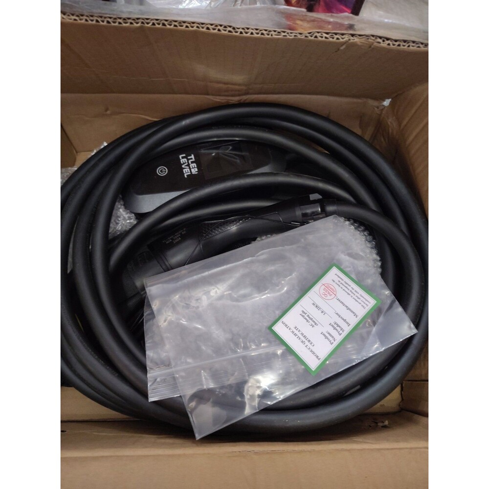 Portable EV Charger Level 2 40 Amp - J1772 Electric Car Charging Station 240V...